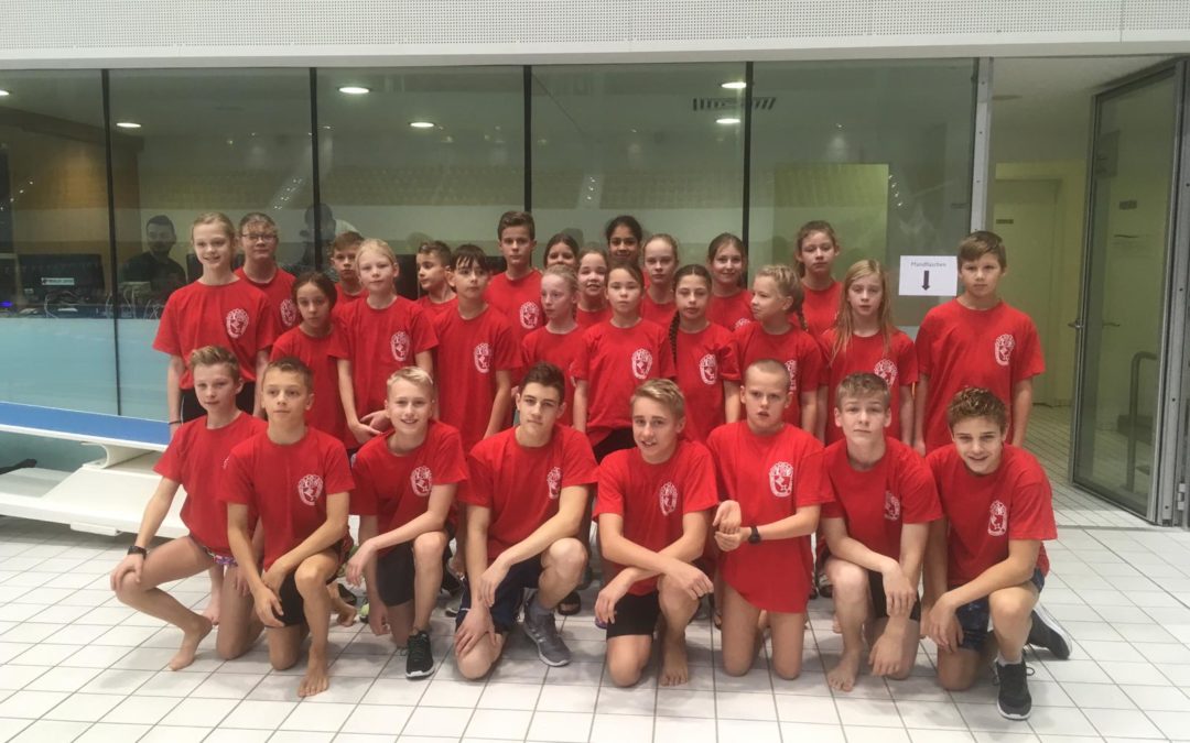 10 Schwimmer beim 10 Ländervergleich der Landesverbände 2018