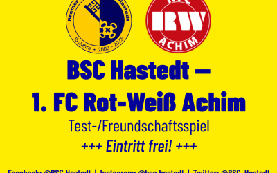 Erstes Heimspiel: Hastedt testet gegen RW Achim
